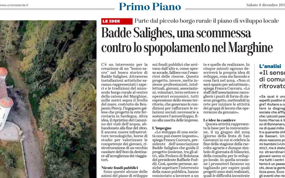 Badde Salighes: Una scommessa contro lo spopolamento del Marghine