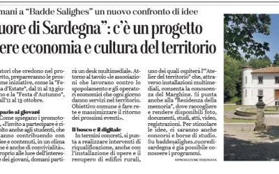 “Marghine Cuore di Sardegna”: c’è un progetto per promuovere economia e cultura del territorio