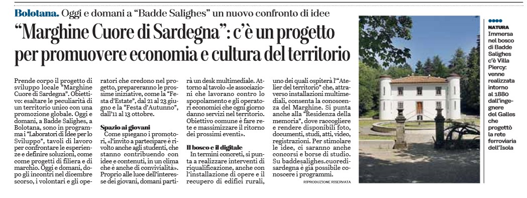 “Marghine Cuore di Sardegna”: c’è un progetto per promuovere economia e cultura del territorio